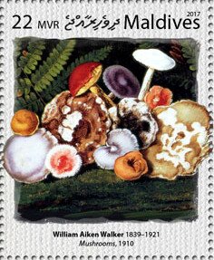 "Mushrooms" (1910), by William Aiken Walker