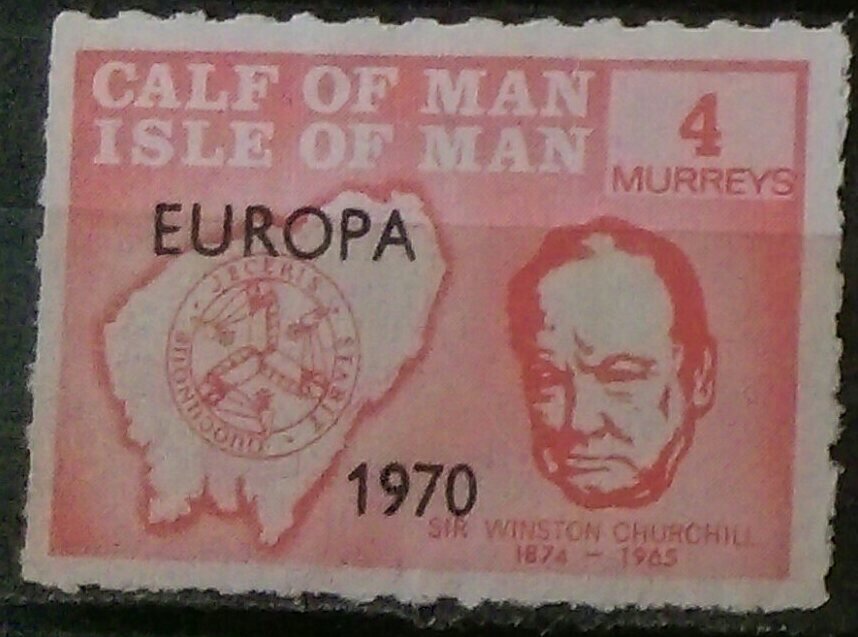 Churchill with Europa Overprint