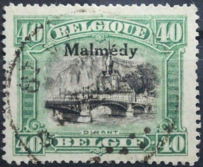 › Overprint "Malmédy" on Dinant