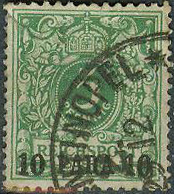 overprint on Reichpost