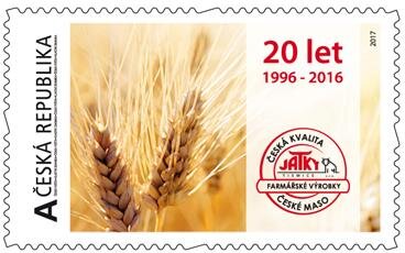 Stamp, Jatky Tismice, s. r. o. — Pšenice 2017, Personalized and Private Mail Stamps,  , Cereals, Plants (Flora)