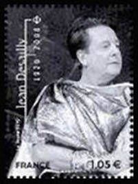 Stamp, Jean Desailly, France,  , Actors, Theatre