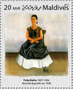 "Itzcuintli dog with me" (1938), by Frida Kahlo