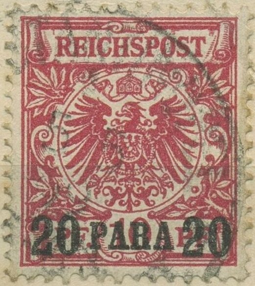 overprint on Reichpost