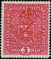 Austria Stamps Overprinted "ČESKO-SLOVENSKÝ STÁT" and Lion