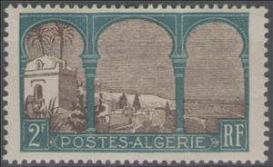 Stamp, Overlooking the Bay of Algiers, Algeria,  , Buildings, Landscapes, Townscapes / City Views