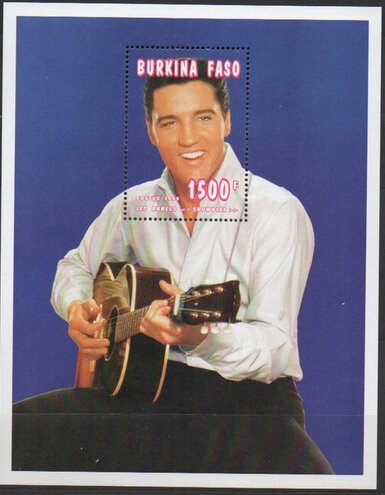 Elvis Presley and guitar