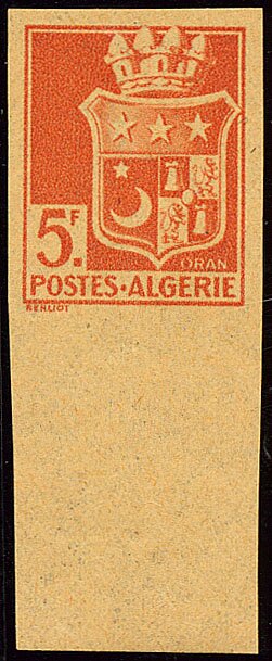 Stamp, Arms of Oran, Algeria,  , Coats of Arms