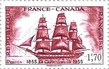 Stamp, La Capricieuses, France,  , Sailing Ships, Ships