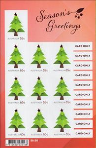 Booklet, Christmas Tree - Foil, Australia,  , Christmas