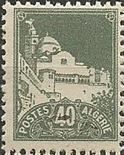 Stamp, Mosquée de la pêcherie-Mosque of the fishery, Algeria,  