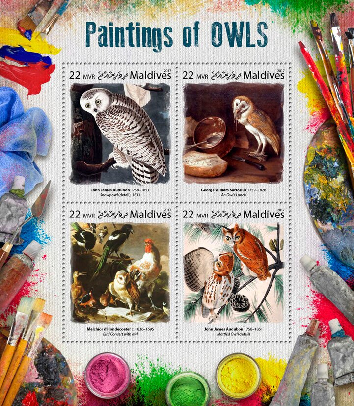 Paintings of Owls