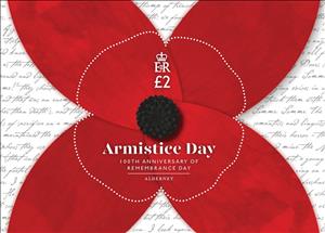 Souvenir Sheet, 100th Anniversary of Remembrance Day, Alderney,  , Commemoration