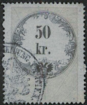Stempel Marke 1858 50kr