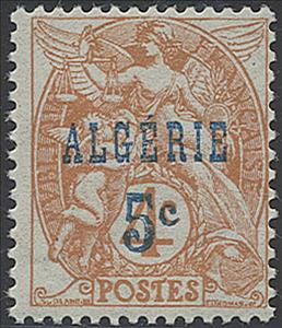 Stamp, Type Blanc, Algeria,  