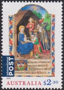 Stamp, Adoration of the Magi, Australia,  , Christmas
