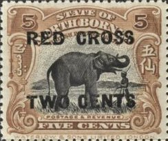 Asian Elephant - surcharged