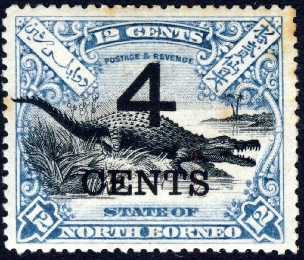 Saltwater Crocodile (Crocodylus porosus) Schg "4 CENTS"