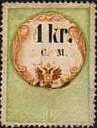 Stempel Marke 1850 1kr