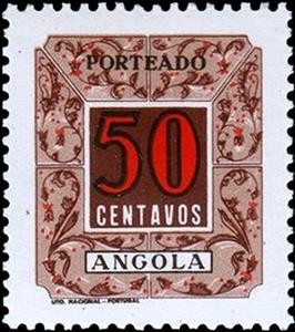 Stamp, Postage Due, Angola,  