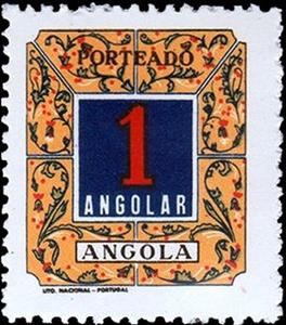 Stamp, Postage Due, Angola,  