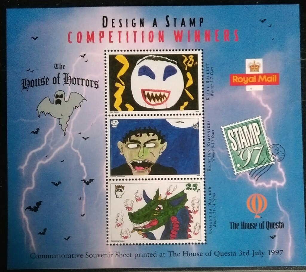Design a stamp Competition Winner. House of Horror