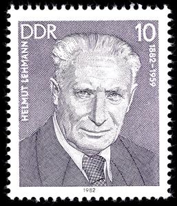 Stamp, Helmut Lehmann, Germany, Democratic Republic,  