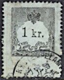 Stempel Marke 1858 1kr