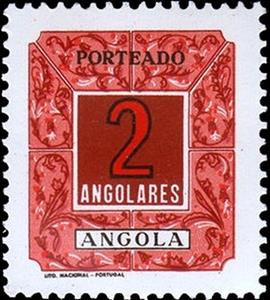 Stamp, Postage Due, Angola,  