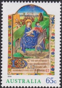 Stamp, The Flight Into Egypt, Australia,  , Christmas, Religion