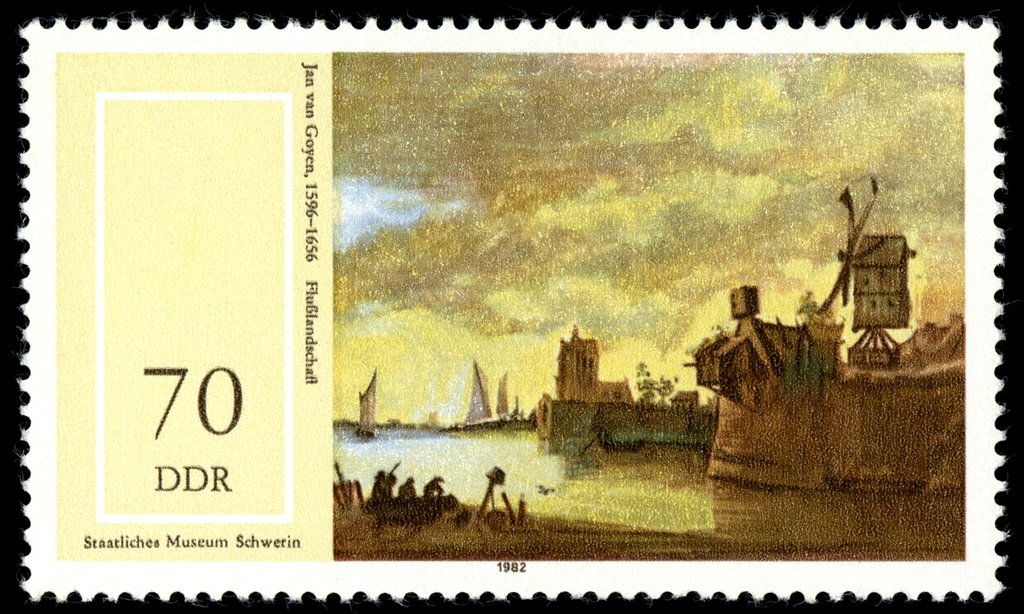 "River Landscape" (J. v. Goyen)