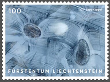 Stamp, Artistic Photography : Ice, Liechtenstein,  , Photography