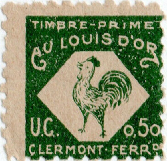 Louis d'Or Prime TimbreTrading Stamp Clermont Ferrand