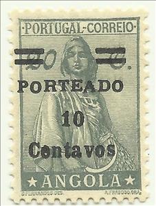 Stamp, Ceres, Postage Due, Angola,  