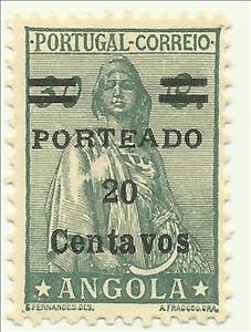 Stamp, Ceres, Postage Due, Angola,  