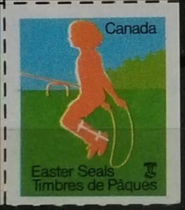 Stamp, Easter Seals Disabled Girl Skipping, Cinderellas,  , Charity, Children, Children's Play, Disabled, Easter