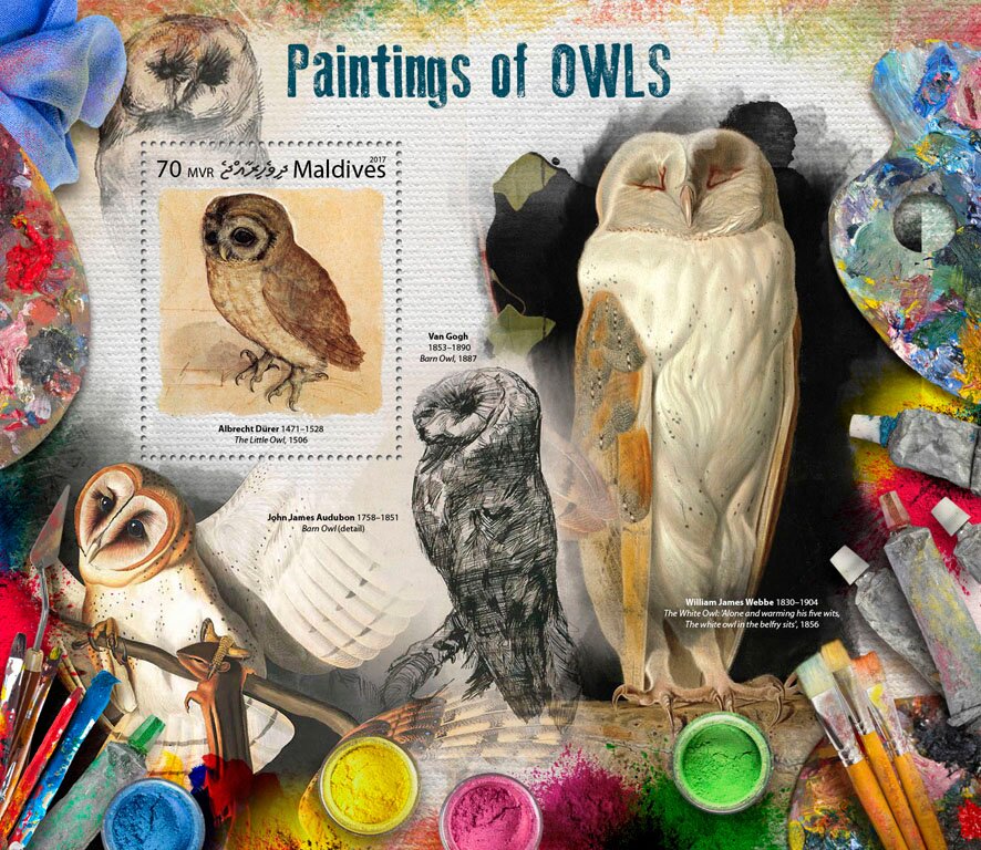 Paintings of Owls