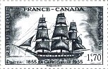 Stamp, La Capricieuses, France,  , Sailing Ships, Ships