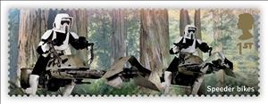 Stamp, Speeder Bikes, United Kingdom of Great Britain & Northern Ireland,  , film