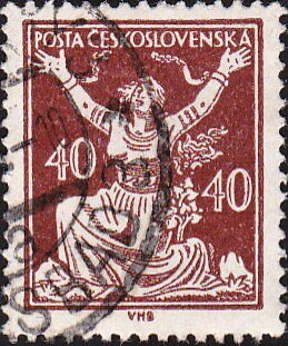 Stamp, Breaking Chains to Freedom, Czechoslovakia,  , Chains