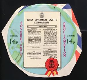 Stamp, Proclamation of Sovereignty - 14c, Tonga,  , Special Occasions