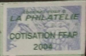 Stamp, French Philatelic Association Subscription FFAP, Cinderellas,  , Clubs of Stamp Collectors