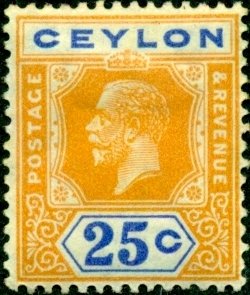 Stamp, Issues of 1921-1933, Sri Lanka,  