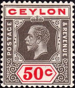 Stamp, Issues of 1921-1933, Sri Lanka,  