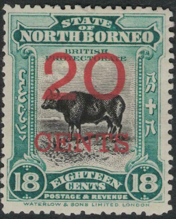 Banteng (Bibos sondaicus) - surcharged