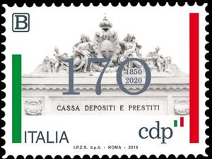 Stamp, Deposits and Loans Fund, Italy,  , Banks, Finance