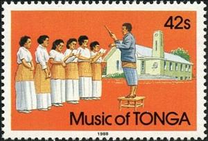 Stamp, Choir, Tonga,  , Music, Singers