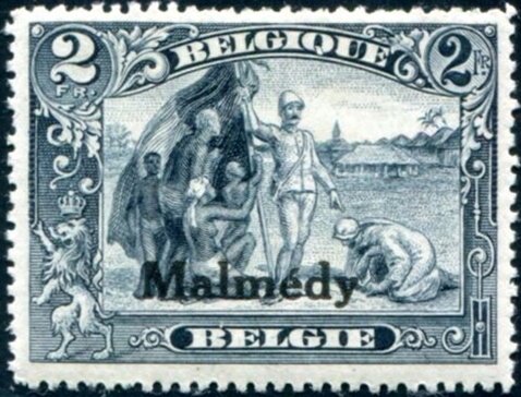 › Overprint"Malmédy" on Congo