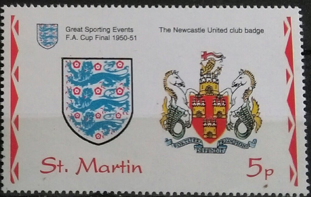 Sports Events. FA Winners 1950 Newcastle United Club Badge