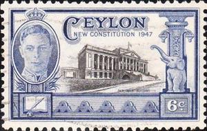 Stamp, Parliament, Colombo, Sri Lanka,  , Government Buildings, Parliaments